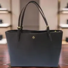 極美品 TORY BURCH トリーバーチ トートバッグ 黒 A4 大容量 通勤のサムネイル