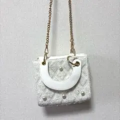 GRL グレイル　2Wayツイードパールキルティングバッグ