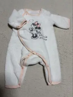 Disney baby ディズニー ミニー ふわもこカバーオール 50〜60㎝