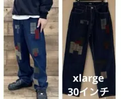 XLARGEエクストララージ　パッチワーク デニム　サイズ30 定価14300円