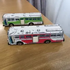 ニシキ ダイカスケール1/100　都営バス・関東バス　2台セットのサムネイル