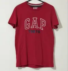 GAP TOKYO ロゴ刺繍 Tシャツ 赤のサムネイル