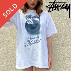 STUSSY ステューシー Tシャツ　8ボール　ビリヤード