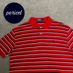 P3276 RalphLauren ボーダー　半袖　ポロシャツ