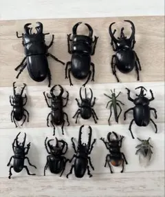 昆虫 フィギュア 13個セット カブトムシ クワガタのサムネイル