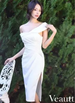 veautt ドレス　XS ホワイト　シュガー　イルマ　エルケイ