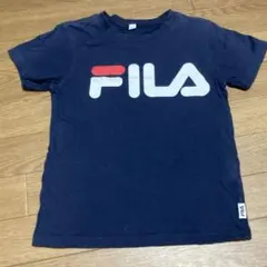 FILA 半袖Tシャツ ネイビー ロゴプリントのサムネイル