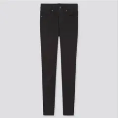 UNIQLO ハイライズ スキニー　アンクル　ジーンズ　ブラック　26 黒