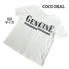A2386 COCO DEAL ココディール プリントTシャツ 2018 白 2のサムネイル
