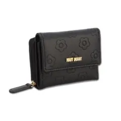 MARY QUANT 三つ折財布 ブラック