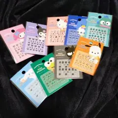 【送料込】Seria/サンリオネイルシール　　ミニシール9セット