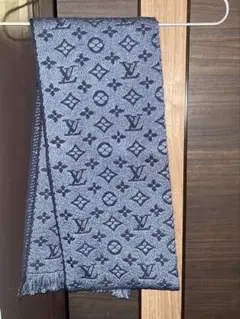 LOUIS VUITTON モノグラフ　ネイビーマフラー