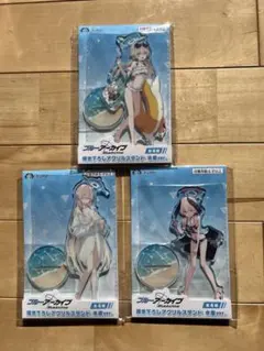 ブルーアーカイブ 描き下ろしアクリルスタンド 水着ver 3種セット ②