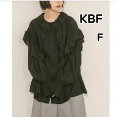 KBF ケービーエフ フリルディテールブラウス 黒 レディース フリーのサムネイル