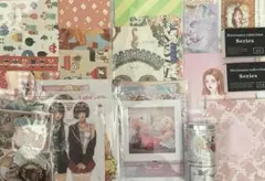 韓国素材　まとめ売り　コラージュ素材 コラージュ素材 まとめ売り《 韓国風 》 - メルカリ