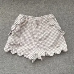 スカラップハーフパンツ100