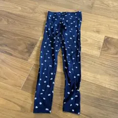 プチバトー　ネイビー 水玉レギンス