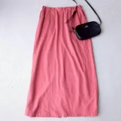 シップスエニィ◇ロングタイトスカート Y２K オフィスカジュアル 差し色 M