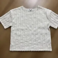 GLOBAL WORK 半袖 Tシャツ Lサイズ ホワイト　カットソーのサムネイル