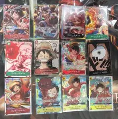 ワンピース モンキー・D・ルフィ カード12枚セット　まとめ売り　激安　プロモ