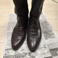ウエスタンブーツ バーガンディ レザー