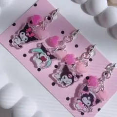 クロミ　じゃらじゃらキーホルダー　平成　ギャル　　ミニチャーム