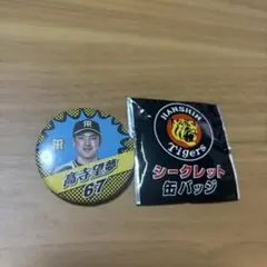 阪神タイガース ファーム限定シークレット缶バッチ 髙寺望夢 伊藤稜