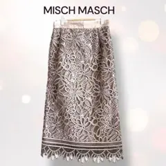 美品♡ MISCH MASCH 花柄レース ロングタイトスカート ピンク 上品