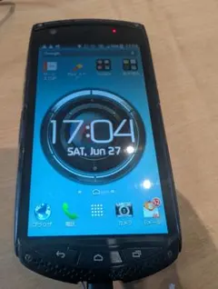 KYOCERA TORQUE X01（au版 / 頑丈ガラホ）シルバー - メルカリ