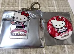 サンリオ Mリーグコラボ KONAMI麻雀格闘倶楽部 キーホルダー 缶バッジ
