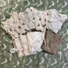 新生児用肌着 8点セット西松屋