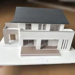 ル・コルビュジエ 模型 母の家 小さな家 白模型 1/100 コルビジェ