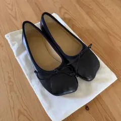 MM6 Maison Margiela ブラック バレエシューズのサムネイル