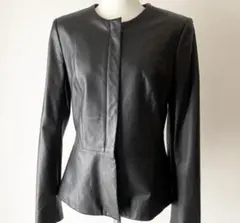 セオリー、theory、レザージャケット、黒、ブラック