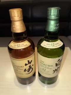 サントリー 白州12年 山崎 NV 2本セット - メルカリ