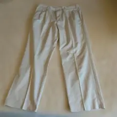 ユニクロ ドライツータック入りパンツ 88×76 ライトグレー