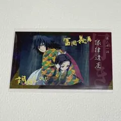 鬼滅の刃 ランダムチェキ風ブロマイドC 冨岡義勇 胡蝶しのぶ 未開封