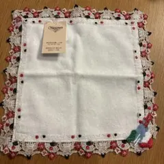 近沢レース どすこい日本 富士山 桜 タオルハンカチ