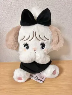 mikko BLACK RIBBON BIGぬいぐるみ　スフレ