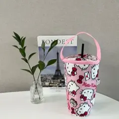 サンリオ ハローキティ ドリンクホルダー タンブラー　保冷バッグのサムネイル