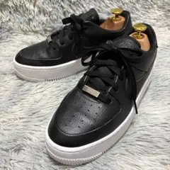 極美品✨NIKE Air Force One SAGE LOW 25.0 黒厚底