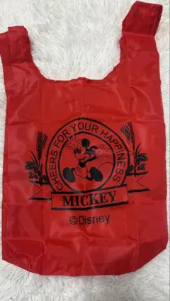 東京ディズニーリゾート限定ミッキーマウス エコバッグ 赤
