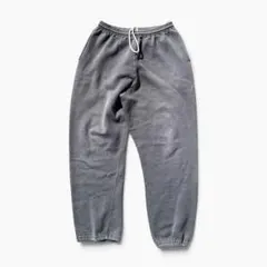 【極上フェード・紐完備】90s ラッセル スウェットパンツ チャコール M