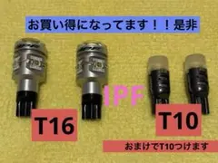 （最終値下）IPF LED T16バックランプおまけT10 IPF LEDつき