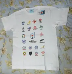 お宝【新品】ラグビーワールドカップ2019年　公式　ホワイト　記念Tシャツ　M