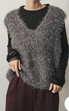 週末限定セール中！　モールフェザーニットベスト　URBAN RESEARCH