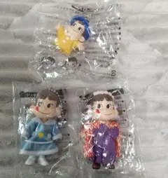 ペコちゃん ＆ ポコちゃん　チェーンキーホルダー人形