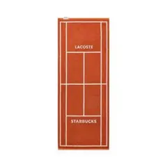 LACOSTE テニスコートデザイン ビーチタオル
