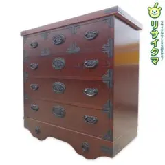 中古】K▽松本民芸家具 66型 高山式 ライティングビューロー (38524