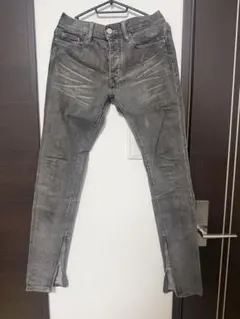 MNMLメンズ デニムパンツ グレーのサムネイル